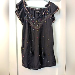 Rocks & Indigo Dress with Pockets Sz. SMALL